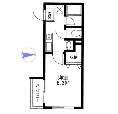東京都板橋区大山東町 賃貸マンション 1K