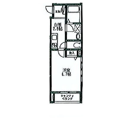 大山賃貸マンション・1K