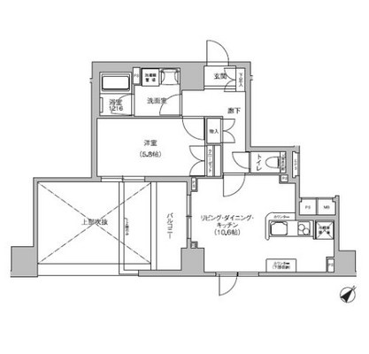 大山賃貸マンション・1LDK