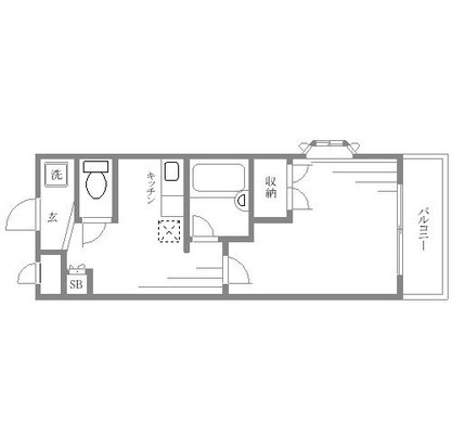 大山 マンション 1K