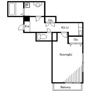 東京都板橋区大山町 賃貸マンション 1K