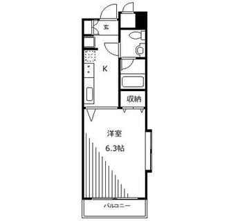 東京都板橋区大山西町 賃貸マンション 1K