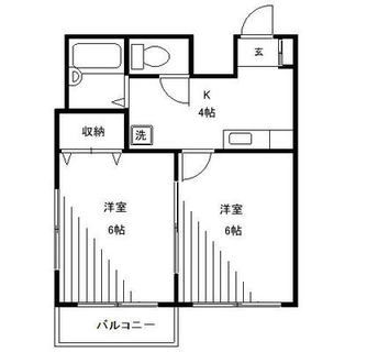 東京都板橋区熊野町 賃貸マンション 2K